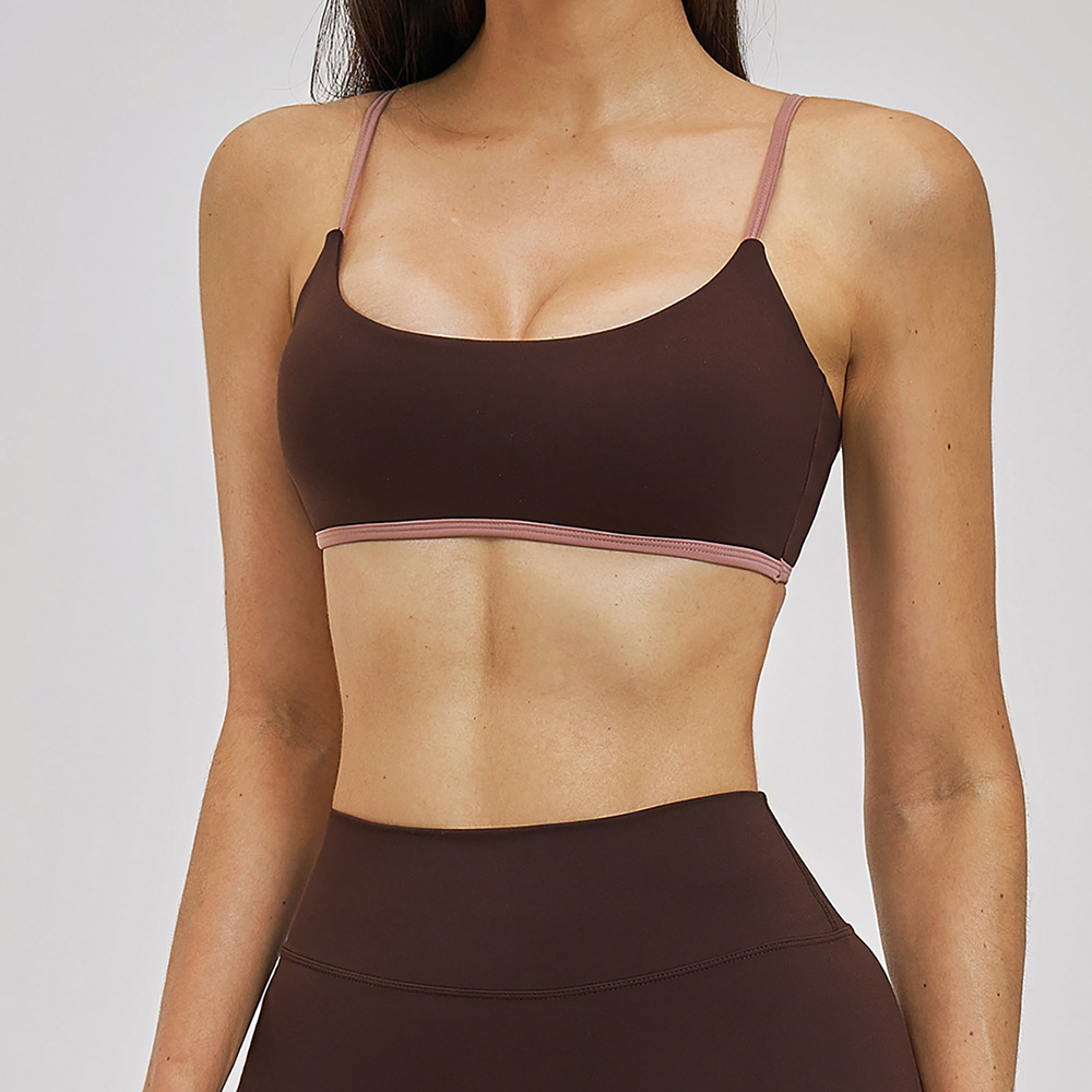 Bralette Triangle Set - Reggiseno Sportivo Sexy da Donna, Push-Up,