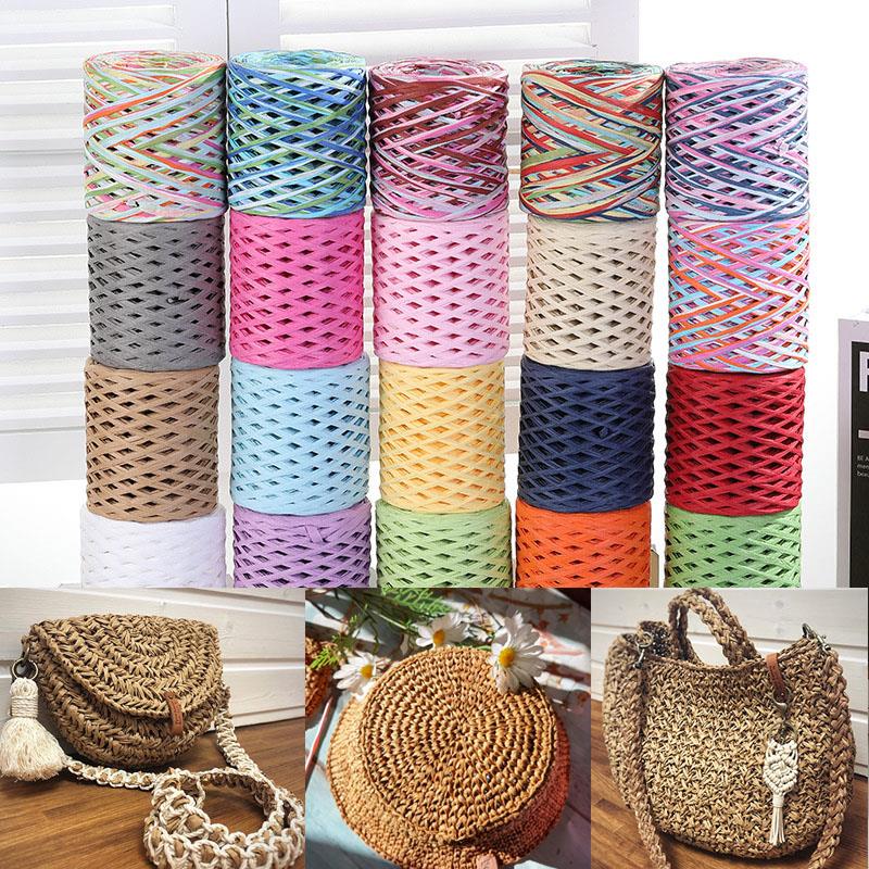 Crochet Bag Raffia - Corda di carta rafia da 200M,