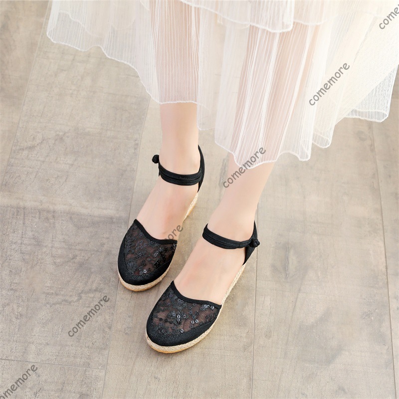 Sandali con zeppa in pizzo e r - Wedge Espadrille Women recensione e prezzo